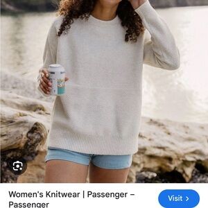 Passenger Women's Cream Sweater
